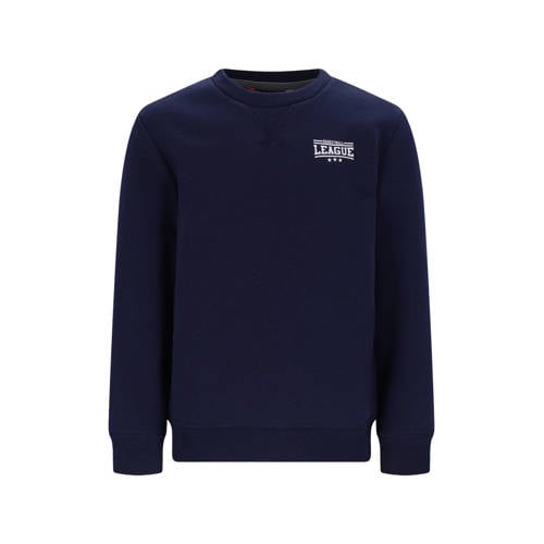 TYGO & vito sweater met backprint donkerblauw Backprint - maat 92 afbeelding