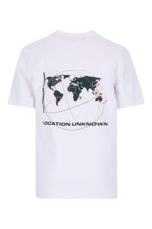 T-shirt met backprint wit