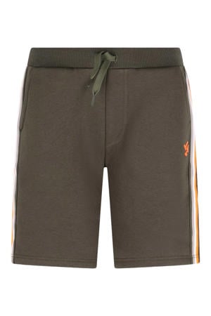 regular waist sweatshort olijfgroen