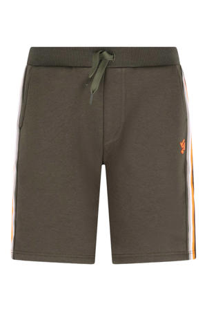 regular waist sweatshort olijfgroen
