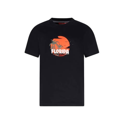 TYGO & vito jersey T-shirt zwart Jongens Katoen Ronde hals Printopdruk - maat 146-152 afbeelding