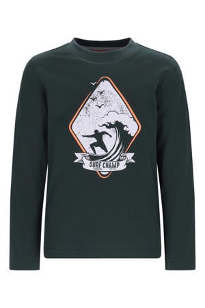 jersey longsleeve donkergroen