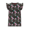 TYGO & vito jersey gebloemde T-shirt olijfgroen