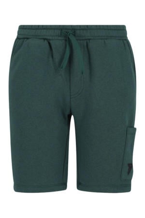 regular sweatshort donkergroen