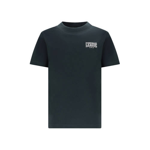 TYGO & vito T-shirt met backprint donkergroen Jongens Katoen Ronde hals - maat 134-140 afbeelding