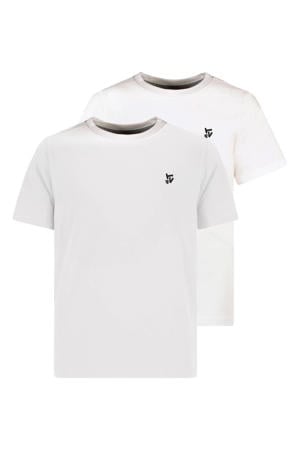 T-shirt - wit (set van 2)