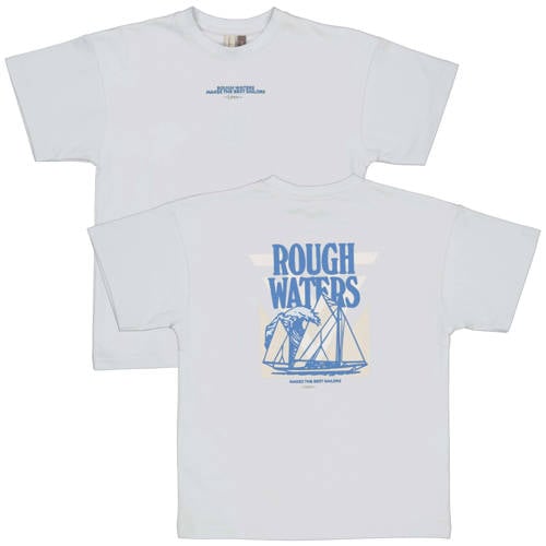 LEVV T-shirt met backprint lichtblauw Jongens Katoen Ronde hals Backprint - maat 140 afbeelding