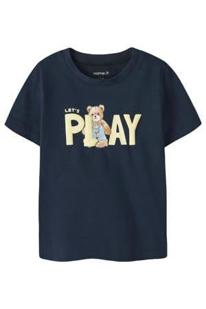 T-shirt donkerblauw