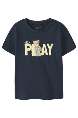 T-shirt donkerblauw