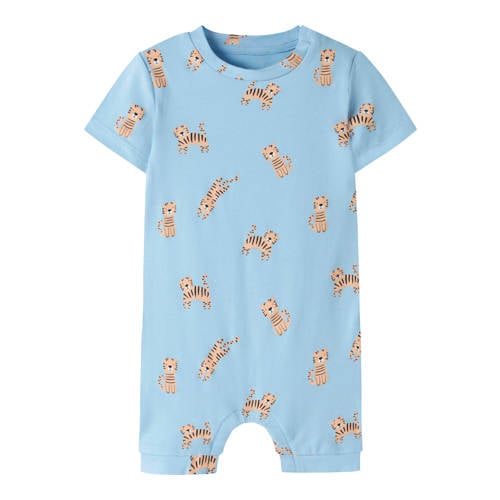 NAME IT BABY boxpak lichtblauw Jongens Katoen Ronde hals All over print - maat 50 afbeelding
