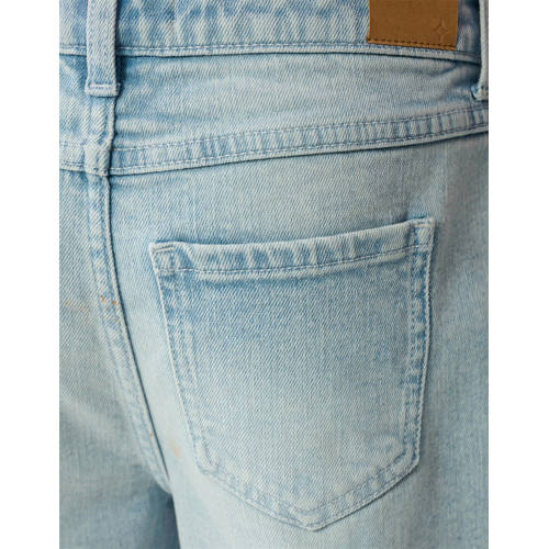 Shoeby high waist barrel jeans light blue denim Blauw Effen - maat 158 afbeelding