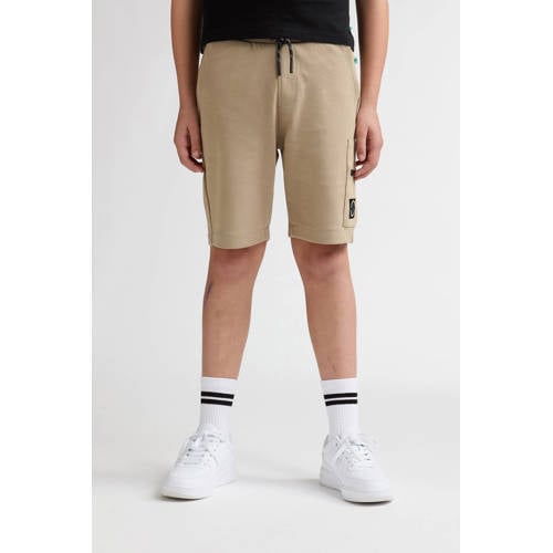 Petrol Industries relaxed sweatshort zand Korte broek Beige Jongens Katoen - maat 140 afbeelding