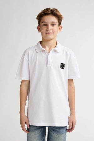 pique polo wit