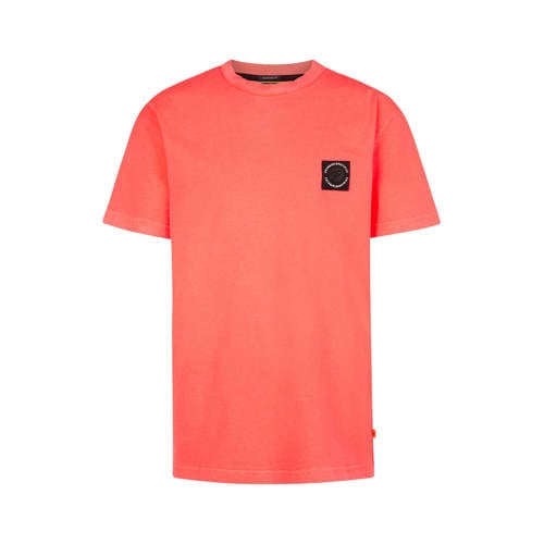 Petrol Industries T-shirt koraaloranje Jongens Katoen Ronde hals Effen - maat 128 afbeelding