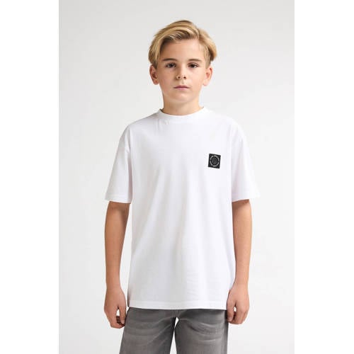 Petrol Industries T-shirt wit Jongens Katoen Ronde hals Effen - maat 128 afbeelding
