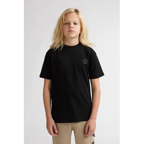 Petrol Industries T-shirt zwart Jongens Katoen Ronde hals Effen - maat 140 afbeelding