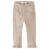 LIL' ATELIER BABY slim regular waist legging lichtroze met textuur