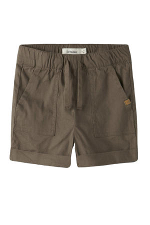 regular waist casual short bruin