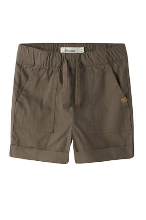 regular waist casual short bruin