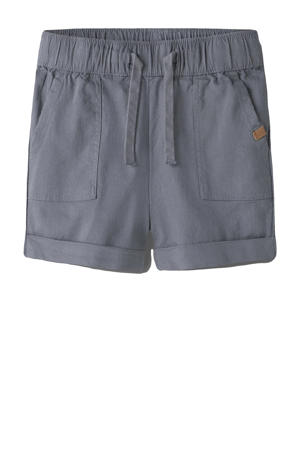 regular waist casual short grijs