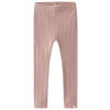 LIL' ATELIER MINI slim regular waist legging roze ajour