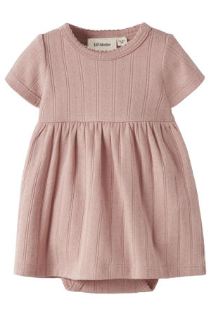midijurk met vaste romper roze