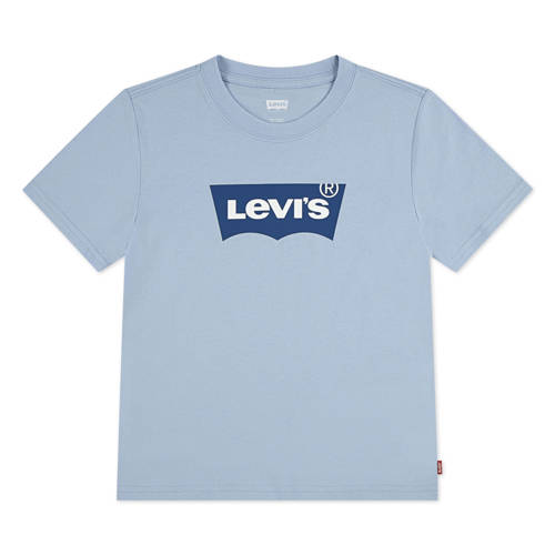 Levi's T-shirt blauw Jongens Katoen Ronde hals Logo - maat 164 afbeelding