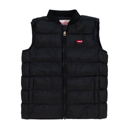 Levi's bodywarmer lente zwart Jas Jongens Polyester Opstaande kraag Effen - maat 128 afbeelding