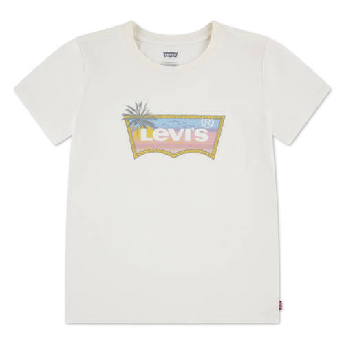 Levi's T-shirt wit Meisjes Katoen Ronde hals Printopdruk - maat 164 afbeelding