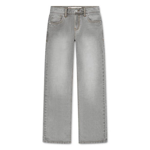 Levi's Levi's® 555™ Relaxed Straight Jeans Grijs Jongens Denim Effen - maat 128 afbeelding