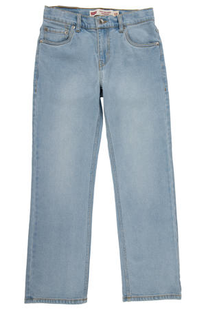 straight leg jeans light blue denim