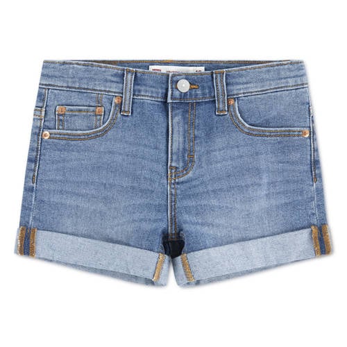 Levi's denim short medium blue denim Korte broek Blauw Effen - maat 164 afbeelding