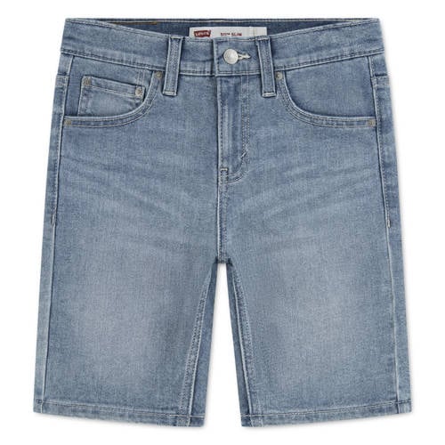 Levi's denim short light blue denim Korte broek Blauw Effen - maat 116 afbeelding