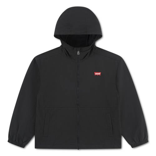 Levi's jack zwart Jas Jongens Nylon Capuchon Effen - maat 128 afbeelding