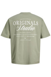 thumbnail: JACK & JONES JUNIOR T-shirt met backprint saliegroen