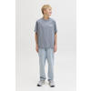 JACK & JONES JUNIOR T-shirt met backprint lichtblauw