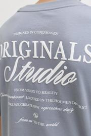 thumbnail: JACK & JONES JUNIOR T-shirt met backprint lichtblauw