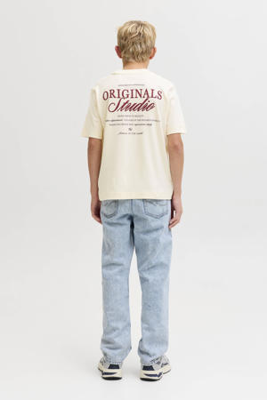 T-shirt met backprint ecru