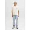 JACK & JONES JUNIOR T-shirt met backprint ecru