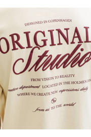thumbnail: JACK & JONES JUNIOR T-shirt met backprint ecru