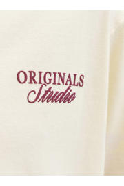 thumbnail: JACK & JONES JUNIOR T-shirt met backprint ecru