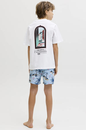 T-shirt met backprint wit