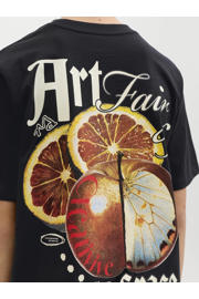 thumbnail: JACK & JONES JUNIOR T-shirt met backprint zwart