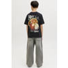 JACK & JONES JUNIOR T-shirt met backprint zwart