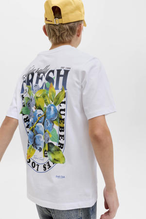 T-shirt met backprint wit