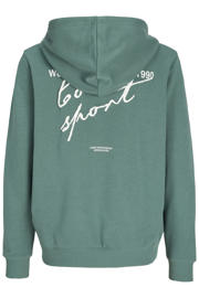 thumbnail: JACK & JONES JUNIOR hoodie met backprint groen