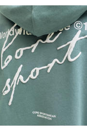 thumbnail: JACK & JONES JUNIOR hoodie met backprint groen