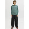 JACK & JONES JUNIOR hoodie met backprint groen