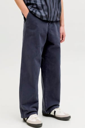baggy casual broek donkerblauw