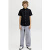 JACK & JONES JUNIOR baggy casual broek grijs